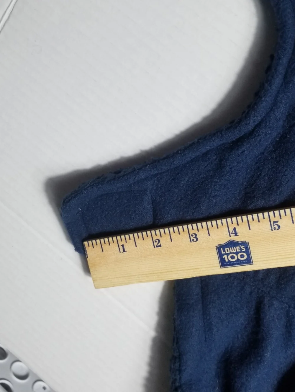 DOG BLUE SHERPA HOODIE COAT WITH EARS SIZE LARGE (RUNS SMALLER)